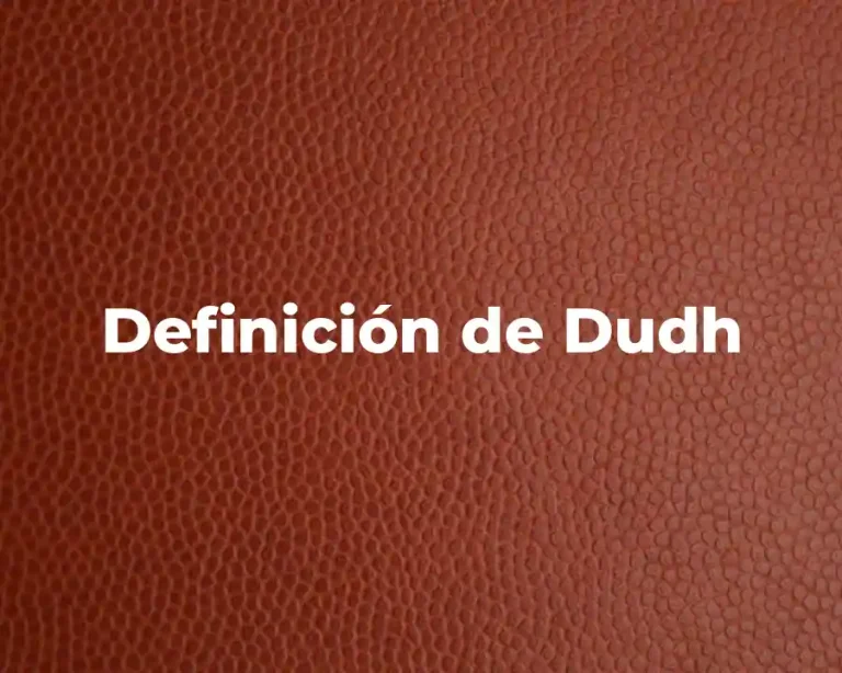 Definición de Dudh
