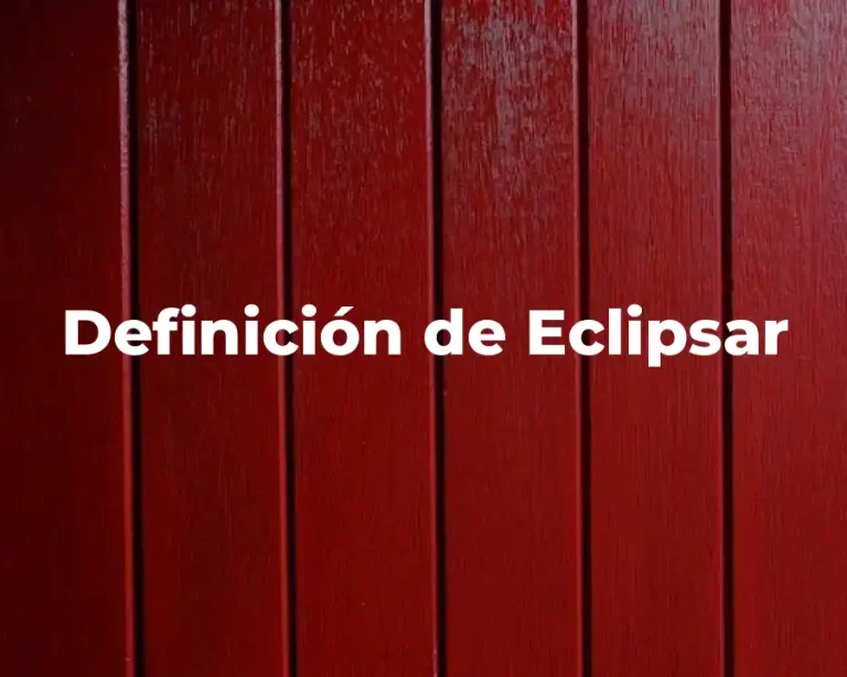 Definición de Eclipsar