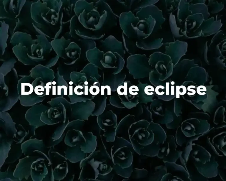 Definición de eclipse