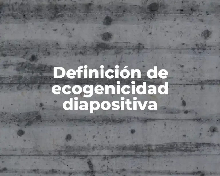 Definición de ecogenicidad diapositiva