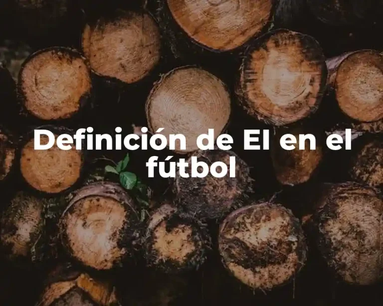 Definición de EI en el fútbol