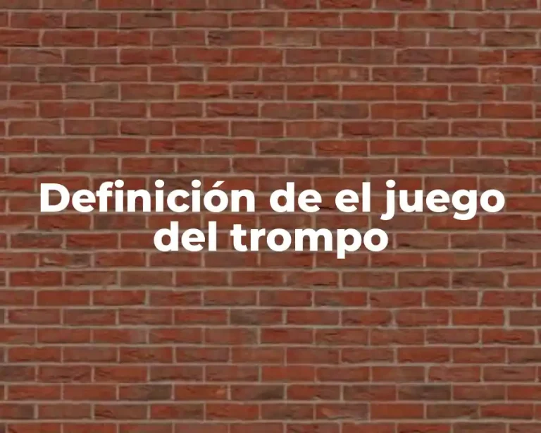 Definición de el juego del trompo
