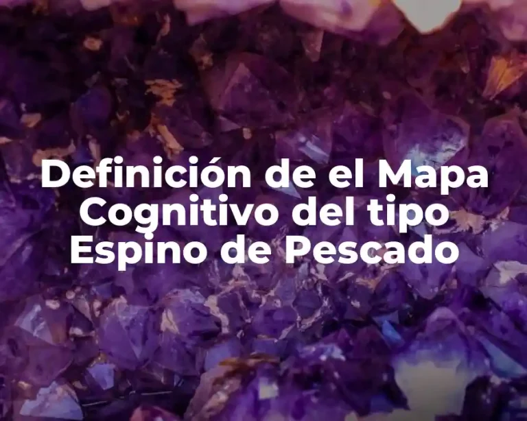 Definición de el Mapa Cognitivo del tipo Espino de Pescado