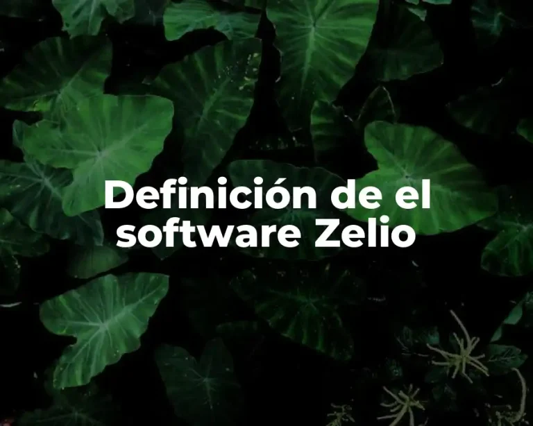 Definición de el software Zelio
