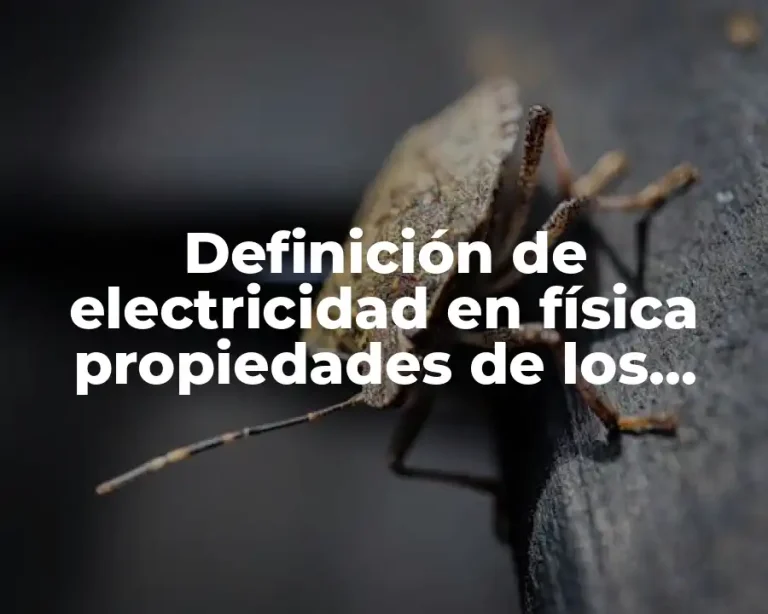 Definición de electricidad en física propiedades de los materiales