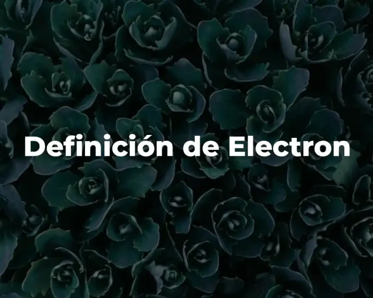 Definición de Electron
