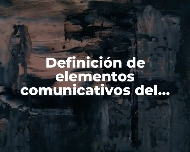 Definición de elementos comunicativos del género lirico