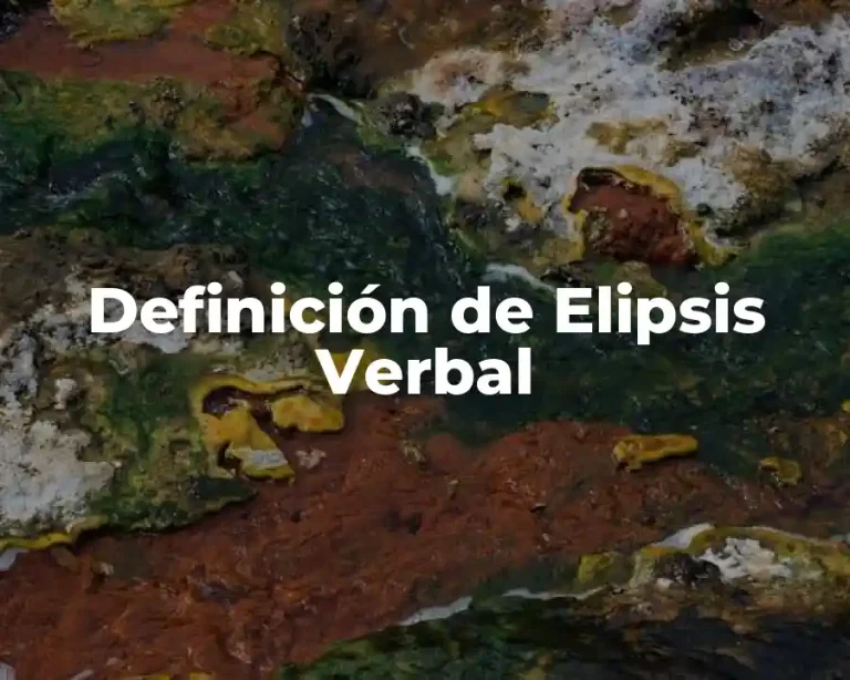 Definición de Elipsis Verbal