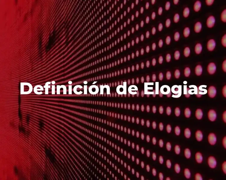 Definición de Elogias