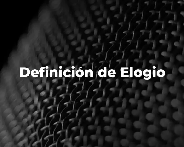 Definición de Elogio