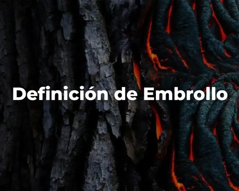 Definición de Embrollo