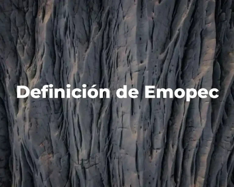 Definición de Emopec