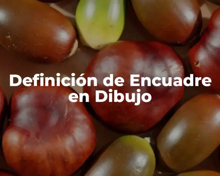 Definición de Encuadre en Dibujo