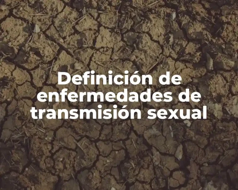 Definición de enfermedades de transmisión sexual