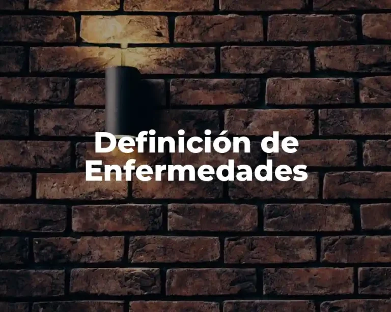 Definición de Enfermedades