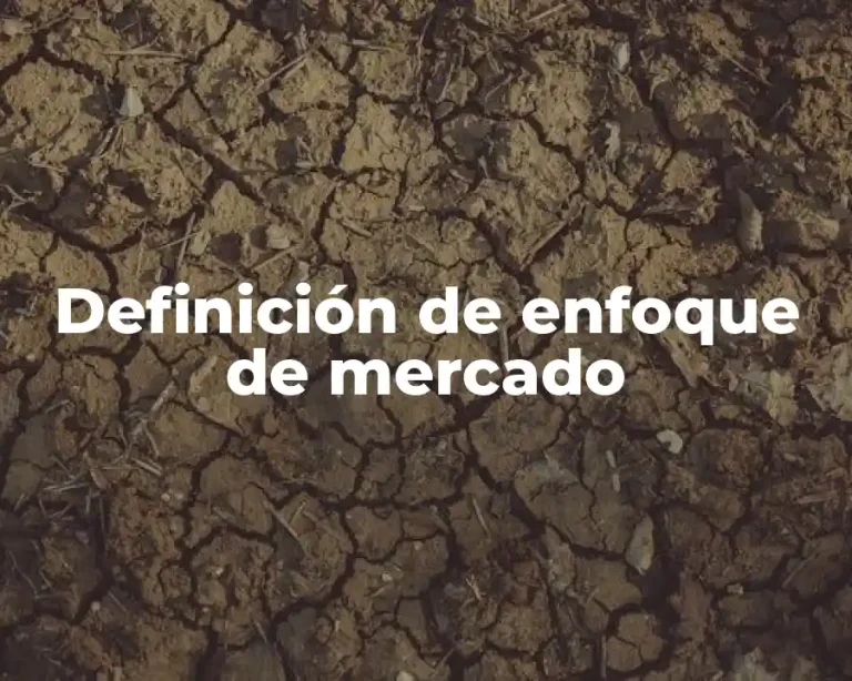 Definición de enfoque de mercado
