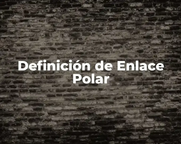 Definición de Enlace Polar