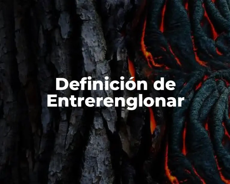 Definición de Entrerenglonar