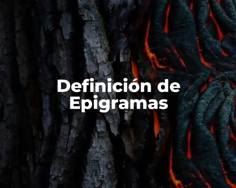 Definición de Epigramas