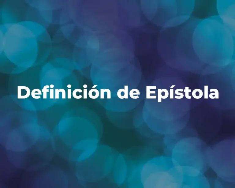 Definición de Epístola