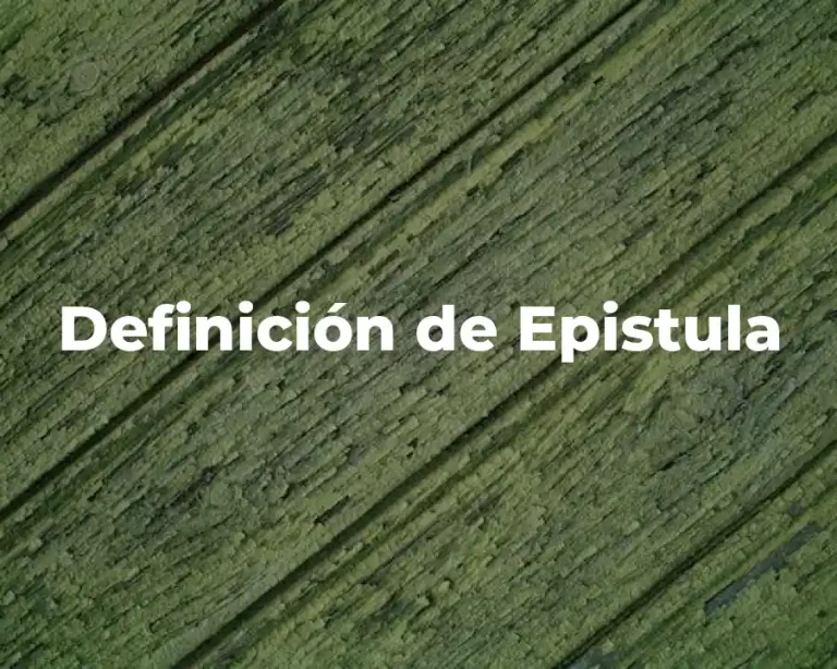 Definición de Epistula