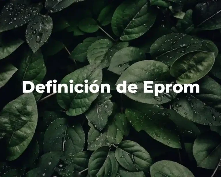 Definición de Eprom