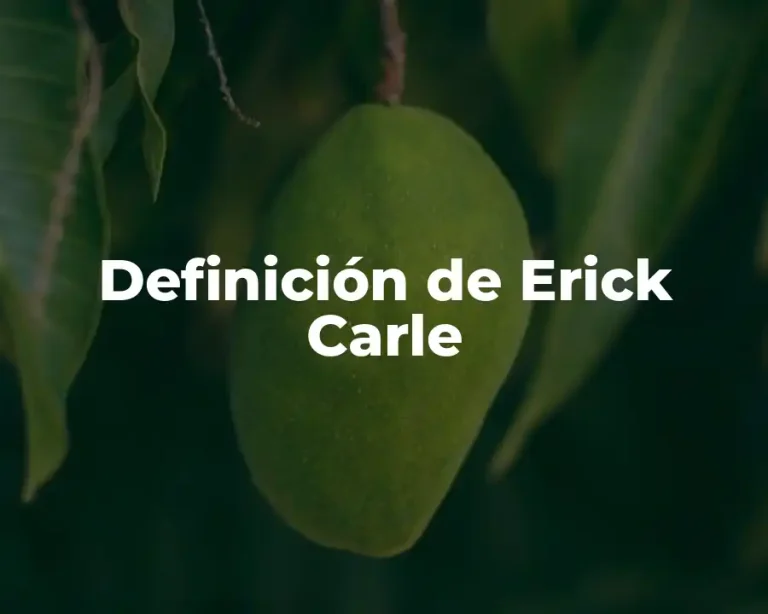 Definición de Erick Carle
