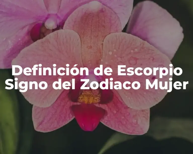 Definición de Escorpio Signo del Zodiaco Mujer