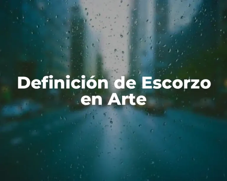 Definición de Escorzo en Arte