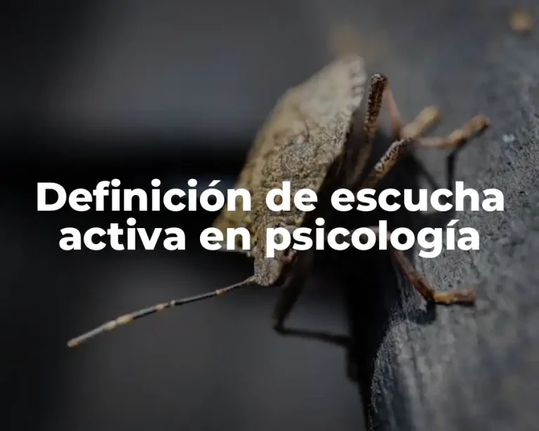 Definición de escucha activa en psicología