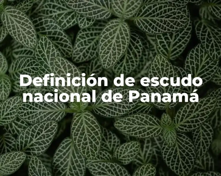 Definición de escudo nacional de Panamá