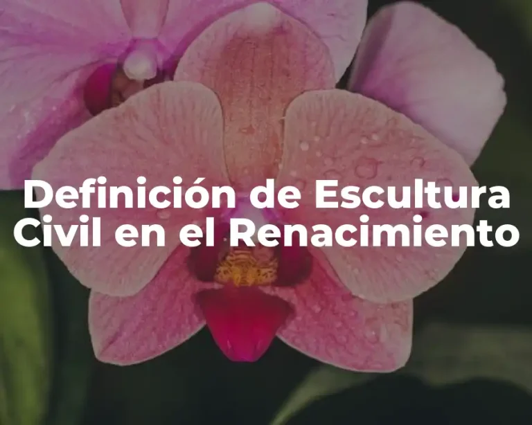 Definición de Escultura Civil en el Renacimiento