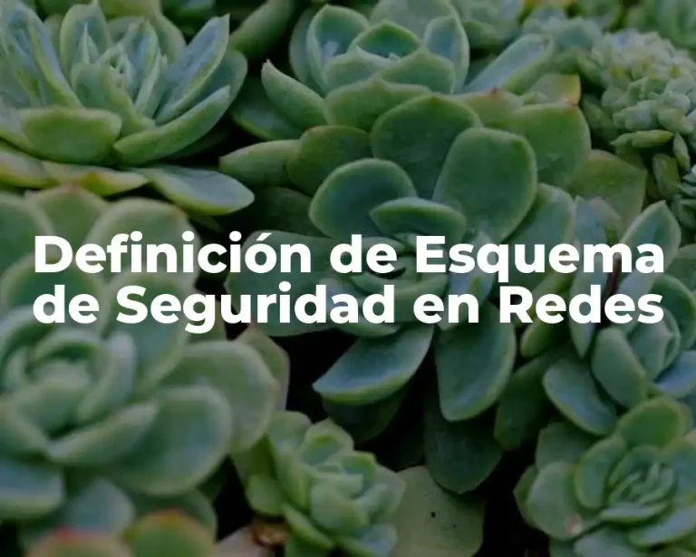 Definición de Esquema de Seguridad en Redes
