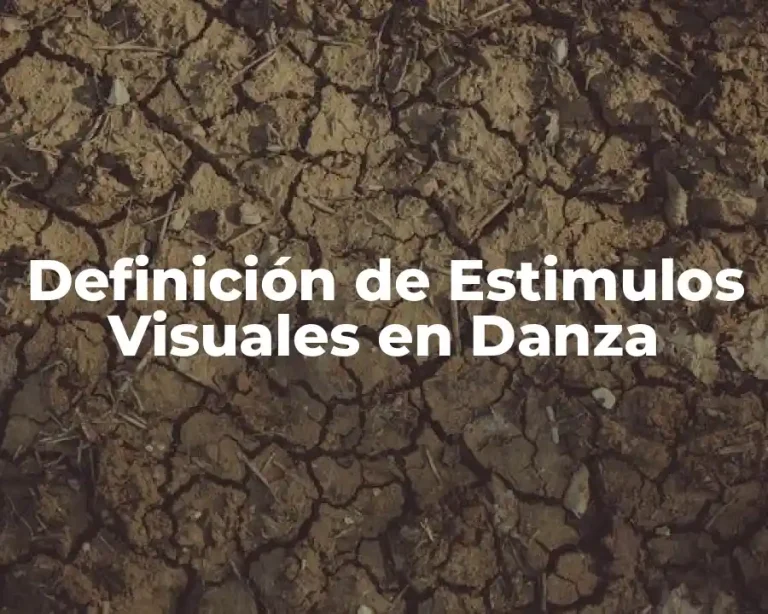 Definición de Estimulos Visuales en Danza