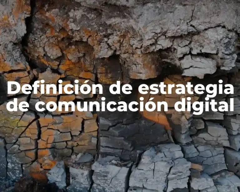 Definición de estrategia de comunicación digital
