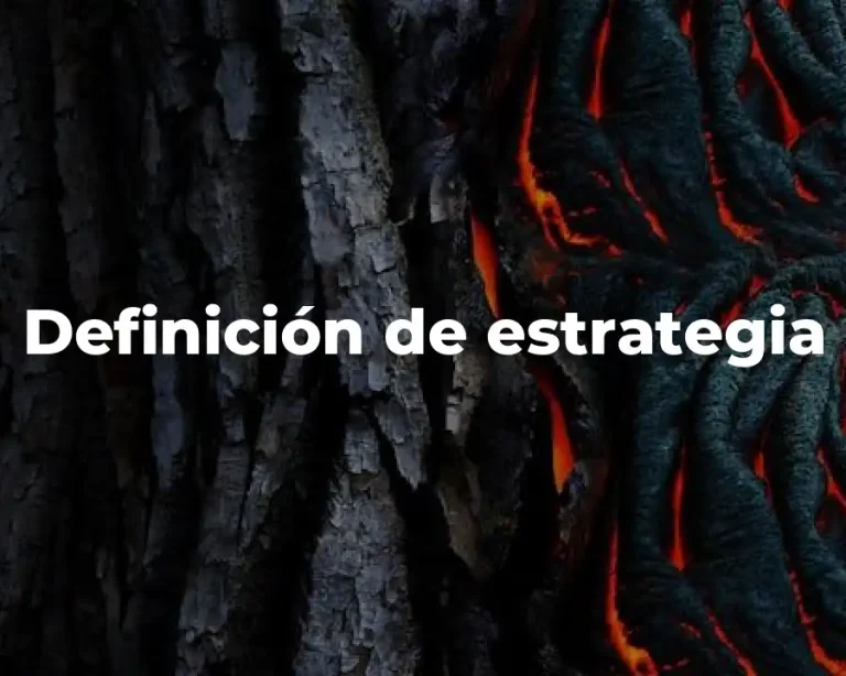 Definición de estrategia
