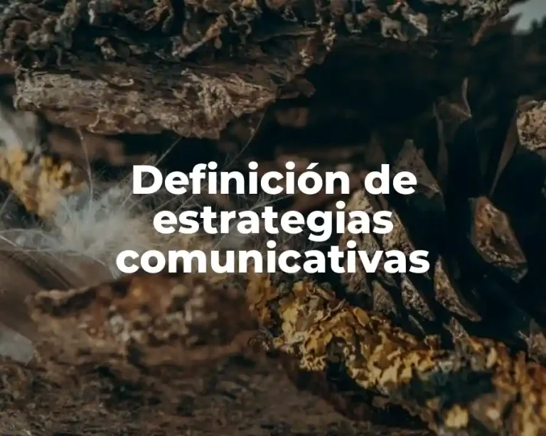 Definición de estrategias comunicativas
