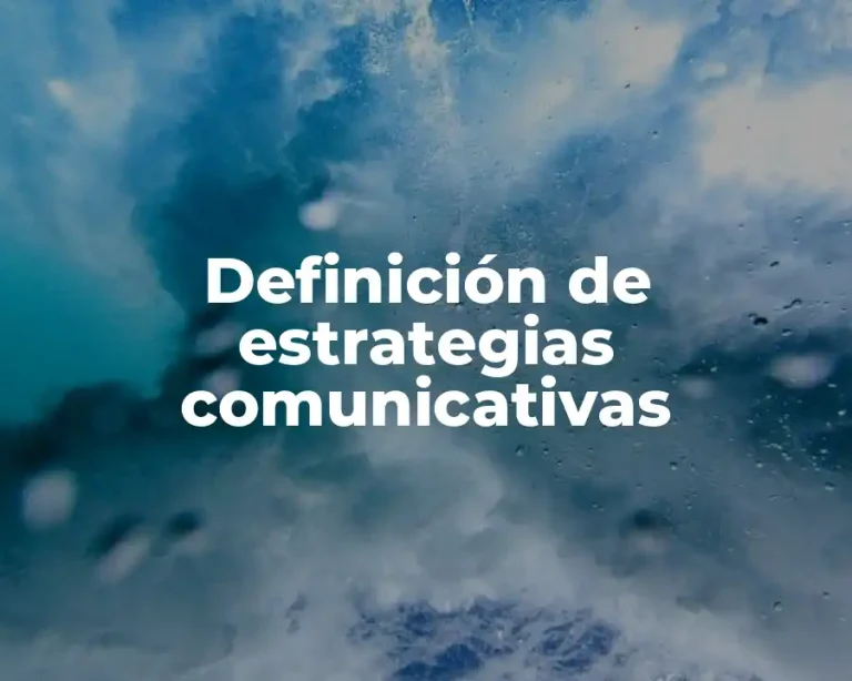 Definición de estrategias comunicativas