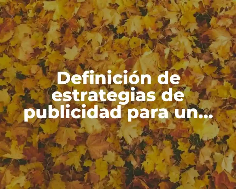 Definición de estrategias de publicidad para un servicio