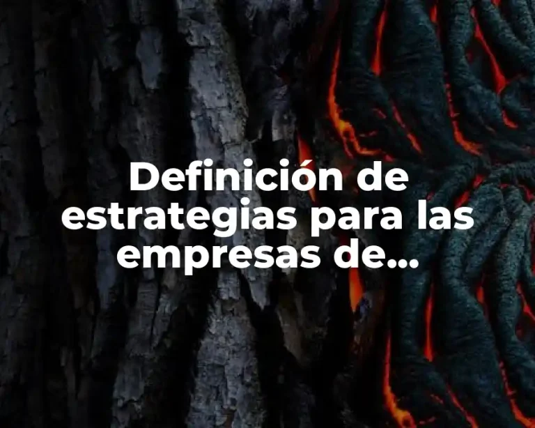 Definición de estrategias para las empresas de enfermería