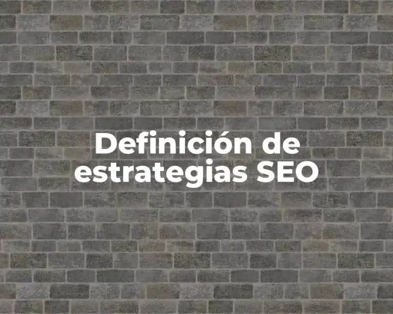 Definición de estrategias SEO
