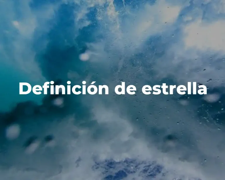 Definición de estrella