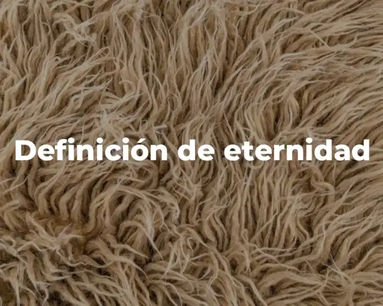 Definición de eternidad