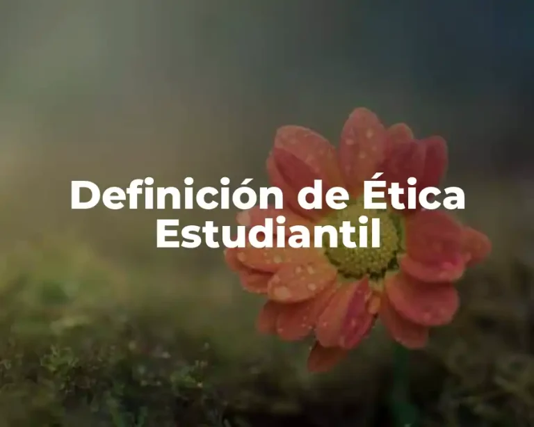 Definición de Ética Estudiantil