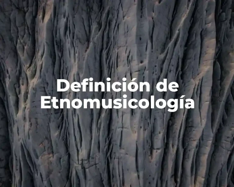 Definición de Etnomusicología