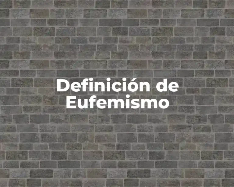 Definición de Eufemismo