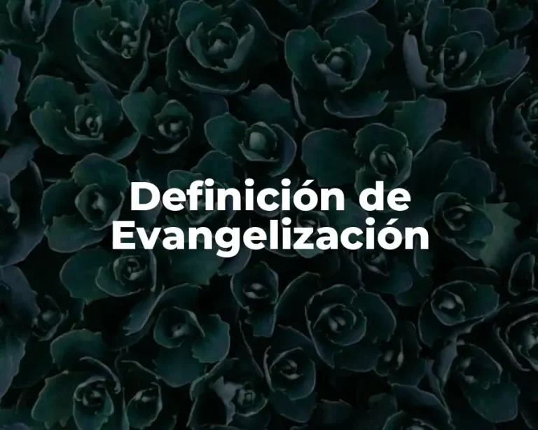 Definición de Evangelización