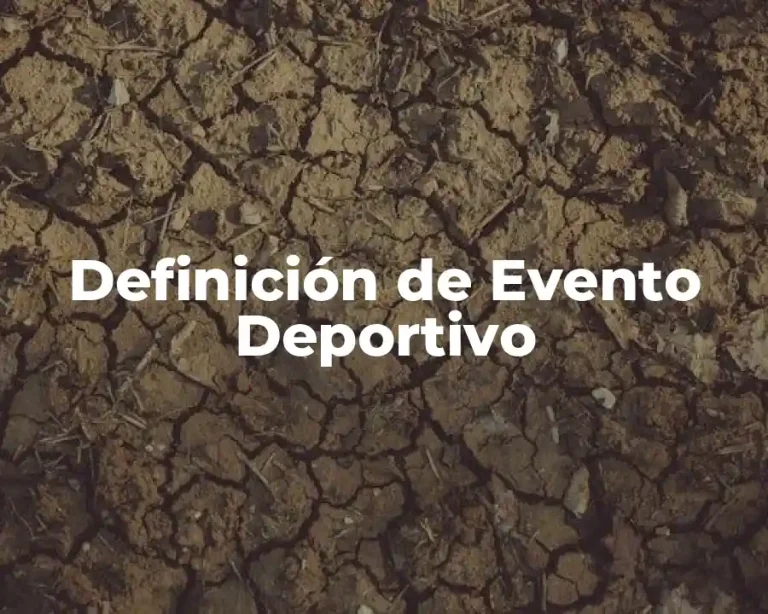Definición de Evento Deportivo