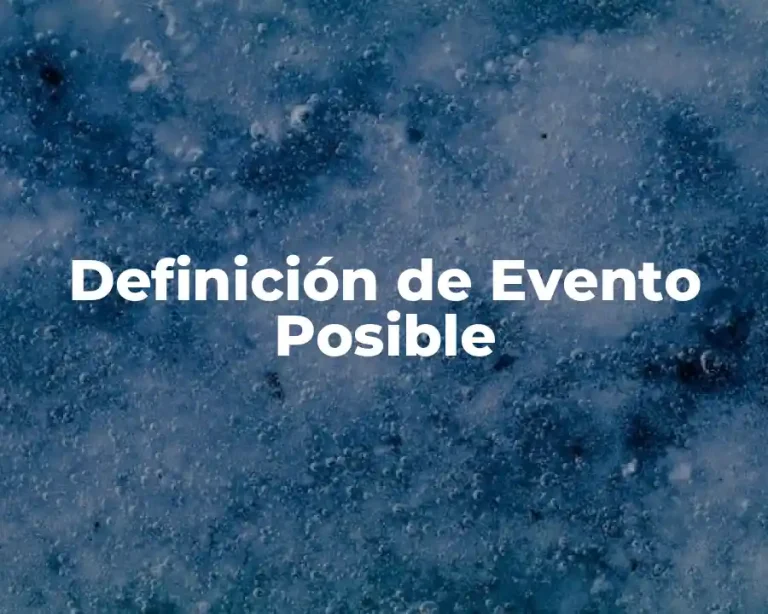 Definición de Evento Posible