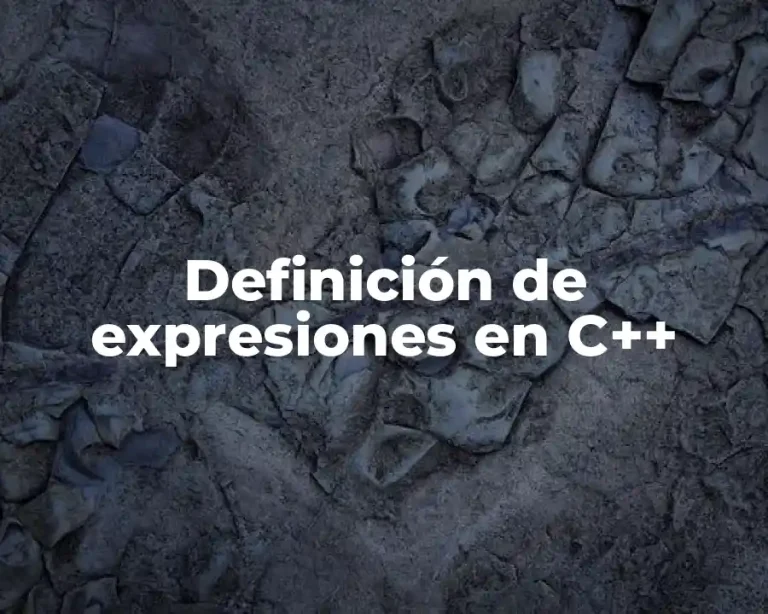 Definición de expresiones en C++